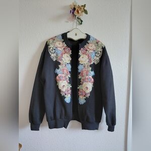 Create A Craft by Jerzees Open Front  Cardigan Blazer Sweatshirt